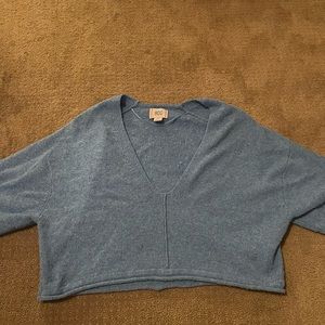 Urban outfitters blue v neck sweater size small